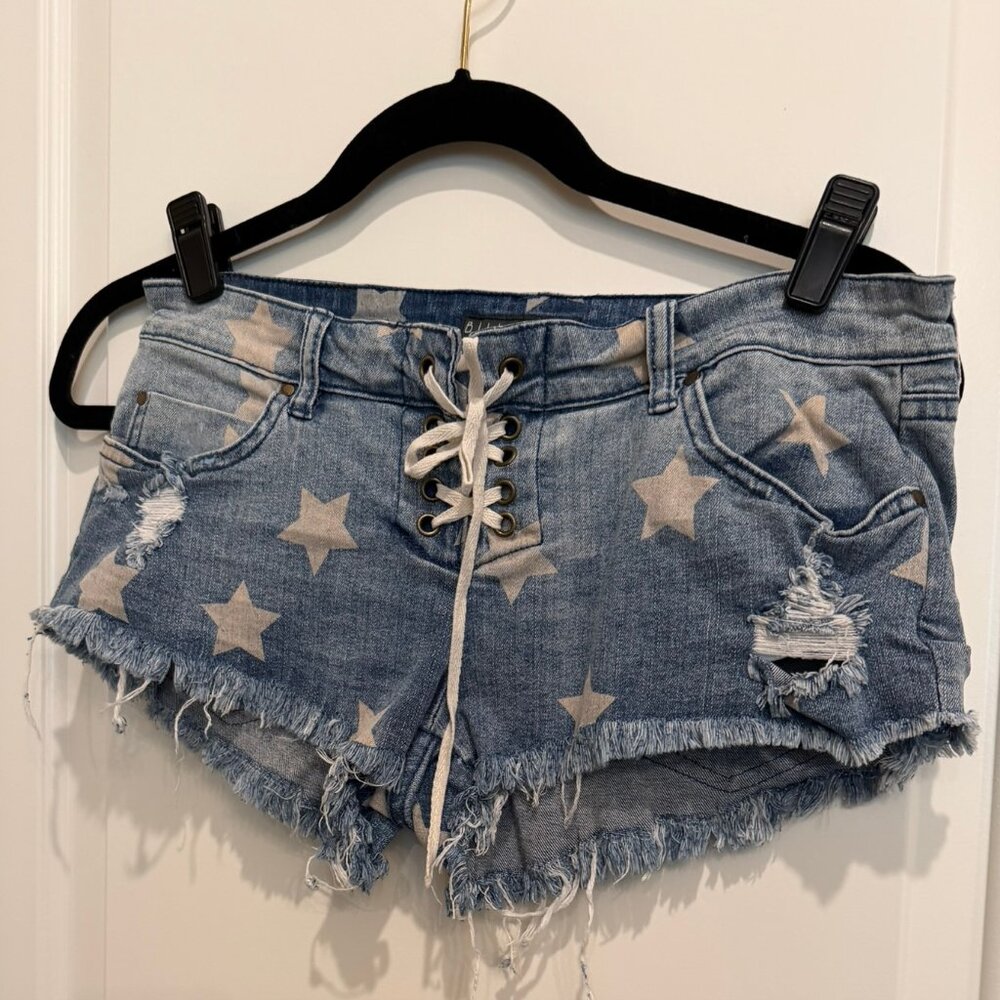 Junior Billabong Denim Shorts Size 28